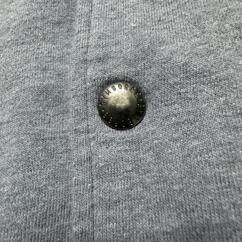 Gymboree Boys Bomber Baseball Varsity Jacket Size S 5-6‎ Preppy Timeless Grey - Picture 8 of 12